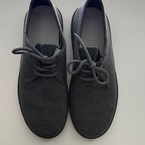 Rothy's Men's Charcoal Knit Oxfords